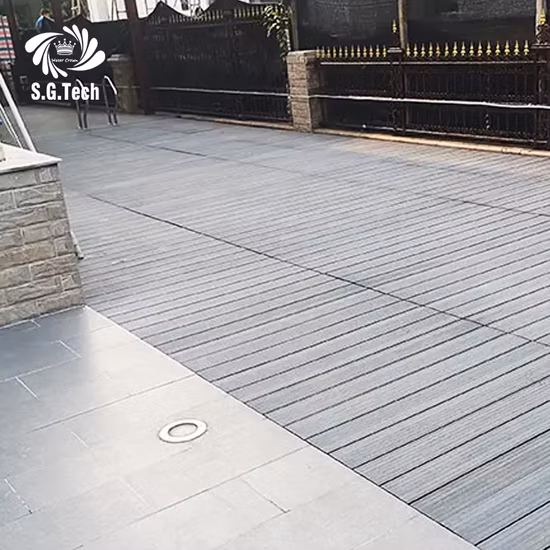 Outdoor Wood Composite WPC Decking Floor Board Capped Composite L Cover